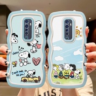 ins wave side OPPO Reno2F Reno2Z Phone Case Boy and Girl New Design Cute Cartoon Soft Phone Case Popular Phone Case OPPO Reno Reno2 Reno5 Reno6