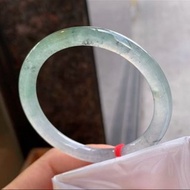 冰種翡翠天然翡翠玉鐲A玉手鐲 玉鈪 • 冰種綠烏雞翡翠貴妃鐲