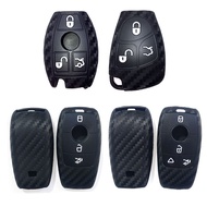 Suitable for Mercedes-Benz Benz Silicone Key Cover s/e/c/g-Class New Style Smart C260LG500 Carbon Fi