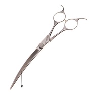 Pet Scissors 7" Down Curved Pet Grooming Scissors Professional Cutting Shears Salon Barber Using Dog