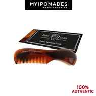 Edwin Jagger Tortoiseshell Beard & Moustache Comb- MENDATORY