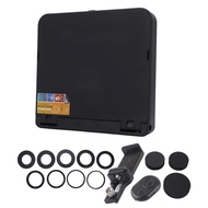 TC7 Foldable Portable Teleprompter for Smartphone Tablet SLR Camera with Remote Control