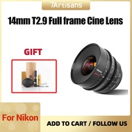 7artisans 7 artisans 14mm T2.9 Full Frame Large Aperture Manual Spectrum Cine Lens For Sony E ZVE10 