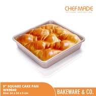 9" Non-Stick Square Pan 24x24xT5 cm Chefmade - WK9040