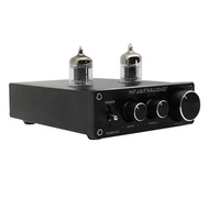 TUBE-03 Mini HiFi Audio Preamplifier 6K4 Vacuum Tube Amplifier Buffer Treble Bass Adjustment RCA Pre