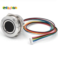 R503-5V RGB LED DC5V UART MX1.25-6Pin Waterproof Capacitive Fingerprint Module Sensor Scanner for  A