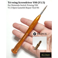 Tri-wing Tri-point Screwdriver Y00 Y1.5 for Nintendo Switch Joy-Con Controller Repair - No.658 Y00 Y