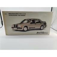Autoart Autoart Brand New 1/18 Mercedes-Benz 190 E 2.3-16 New Bergrin 1984 #11((Box Yellowing, Body 