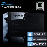 แหล่งจ่ายไฟไทเทเนียม PRIME TX1600W รุ่นเรือธงของ Seasonic รองรับ ATX3.0 PCIe5.0 สาย 16 พิน 12VHPWR ร