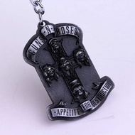 Guns N Roses Guns & Roses Band Metal Keychain Rock Band Merchandise Keychain CB9E