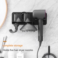 Suitable for Dyson hair dryer rack dyson bathroom shelf no hole hanging rack storage rack hair dryer holder