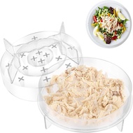 MJA5 Chicken shredder machine Fully Transparent Chicken Meat Shredder, Manual Twist Meat Separator a