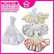 [GMRACK] 500 PCS PRICE TAG ACCESSORIES -JEWELLRY TAG,PRICE TAG, CARD LABEL WITH STRING