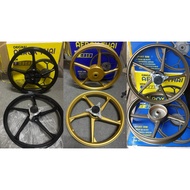 (G500) (NVX155 V1 V2) Sport Rim 5 Batang Black Bronze Copper/ NVX rim bronze/ G500 NVX155