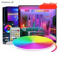z2vpeu RGB Neon LED Strip, 1-5M, IP67 Waterproof, USB/Tuya App Control for Home Decor PH