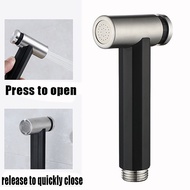 [IN Stock Store] Stainless Steel Hand Held Toilet Bidet Sprayer Bathroom Shower Water Spray Head Hotel