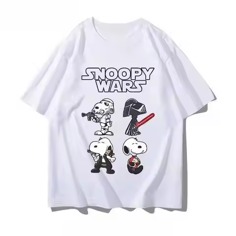 MINISO Snoopy Joint Short-Sleeved Summer Women's T-Shirt