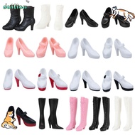 DUILIAN 1/3 1/6Doll Shoes Foot Length 2cm Female Plastic Long Knees Boots