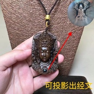 Dallah Dry Agarwood Guanyin Brand Pendant Tara Guanyin Bodhisattva Pendant Carving Guanzai Bodhisatt