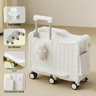 Ride on Luggage 20 Inch 80kg Supported Seat Rideable Cup Holder Carry On Luggage Bag Travel Suitcase