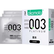 岡本（OKAMOTO）進口 003 白金超薄保險套 3 片成人計生用品
