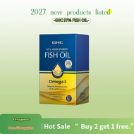 【New】GNC (GNC) 97% HIGH PURITY FISH OIL Omega 3 (97% High Purity Fish Oil) 1 box /60 capsules/97% Hi