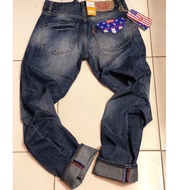 (ZKIJ79491) Slim fit levis 501 jeans made in usa Regular // levis 501 American Trousers // levis 501