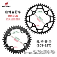 Squid 104BCD Positive Negative Chainring Disc 32T44T46T48T50T52T Disc Mountain Bike Chainring Single