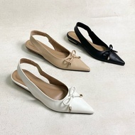 Wishlist Women's Pointed Heel Mules Sandals 1cm Bowwy 1cm Heels Pointed Heels