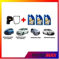 GENUINE PERODUA ATF SP3 (3LITER) + GEARBOX AUTO FILTER SET FOR PERODUA MYVI 2015 ABOVE / ALZA 2014 ABOVE / AXIA / BEZZA