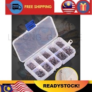 500pcs MATA KAIL PELBAGAI SAIZ,MATA PANCING, Fishing Hooks Mixed Size Set Mata Kail Pelbagai Saiz