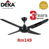 DEKA KRONOS 4-BLADE CEILING FAN F5-4P WITH REMOTE CONTROL