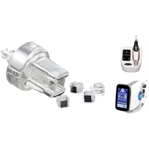 EMS Monocrystalline Silicon Chip Replacement Head For Injector Meso Needle Free Injection Moisturizi