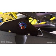 🔥 Screw Skru 🇳🇱 Titanium Blue Gold King Drag For Exhaust Yamaha Y15ZR Y16ZR