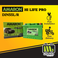 [Installation Provided] Amaron Hi Life Pro DIN55L DIN55R Car Battery Bateri Kereta Proton Satria Persona Forte
