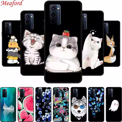 Funda For Wiko 10 Case Cute Cartoon Cat Black Silicone Soft Phone Case For Wiko 10 Back Cover Case 6