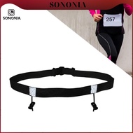 [SONONIA] Triathlon Running Belt, Running Belt, Soft Running Belt, Bib Holder, Running