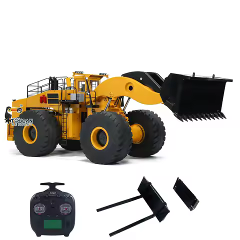 L2350 RC Hydraulic 1/14 Loader Heavy Duty Machine 150KG ST8 Remote Control Construction Vehicles Mod