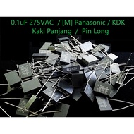 0.1UF 275V , 0.1UF 275VAC ( 104K 275VAC / 100NF 275VAC ) Panasonic / KDK Ceiling Fan Control Board C