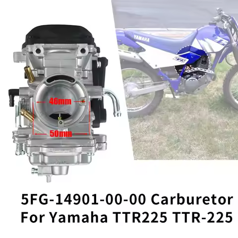 5FG-14901-00-00 Carburetor Fit For Yamaha TTR225 TTR-225 1999-2004 Carburetor Carb Assembly New Carb