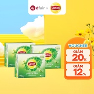 Combo 3 hộp LIPTON TRÀ XANH TƯƠI MỚI (50 gói x 1.5g)