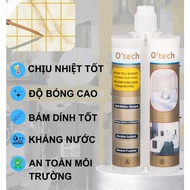 2-component grout, O'Tech waterproof, stain, and mold-proof epoxy tile grout (400ml)