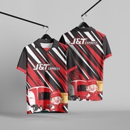 JERSEY ORIGINAL JNT EXPRESS FULL PRINTING BAJU DRIVER KURIR PAKET J&T KEREN READY STOCK