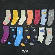 [combo of 6]Socks for boys and girls 0 to 12 years OLD with soft BABY GAP or OLD NAVY double anti-sl