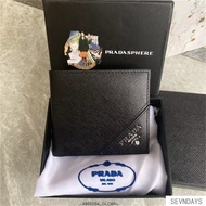 New Arrivals 100% 1: 1 P-beg 20% off Short Genuine Leather Wallet Men's Coin Purse