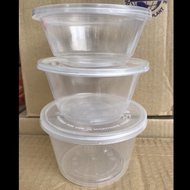 Microwave Disposable Plastic Round Food Container / Take Away Container / Bekas Makanan 10oz/12oz/16