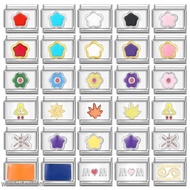 Eye Moon Star Heart Car Charm Italy Link for 9mm Stainless Steel Bracelet Making DIY Jewelry Accesso