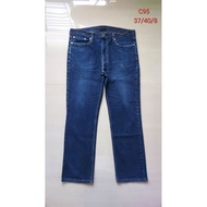 Levi's 2nd Hand Jeans 514 A Little Stretch Fabric Waist 37/40/8 (C95)
