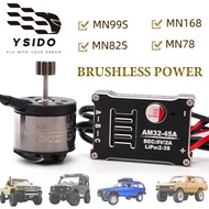 YSIDO 2322 RC Crawler Brushless Motor Outrunner 45A ESC SM3.0 for 1/12 RC Off Road Car MN82S MN99S M