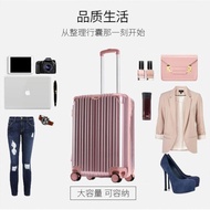 Beg Bagasi 20-24 Inch Plain Style Travel Suitcase ABS Cabin Luggage Lightweight Durable Large Storag